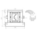 Screw joint arch roof panel producting line